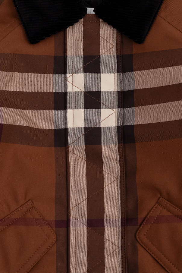 Brown Collared jacket Burberry Kids - Burberry monogram v